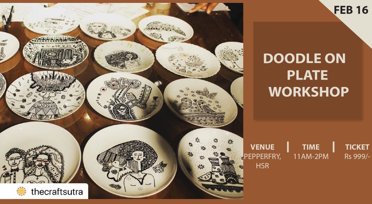 Doodle on a plate