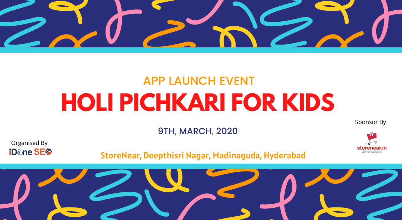 Holi Pichkari for Kids