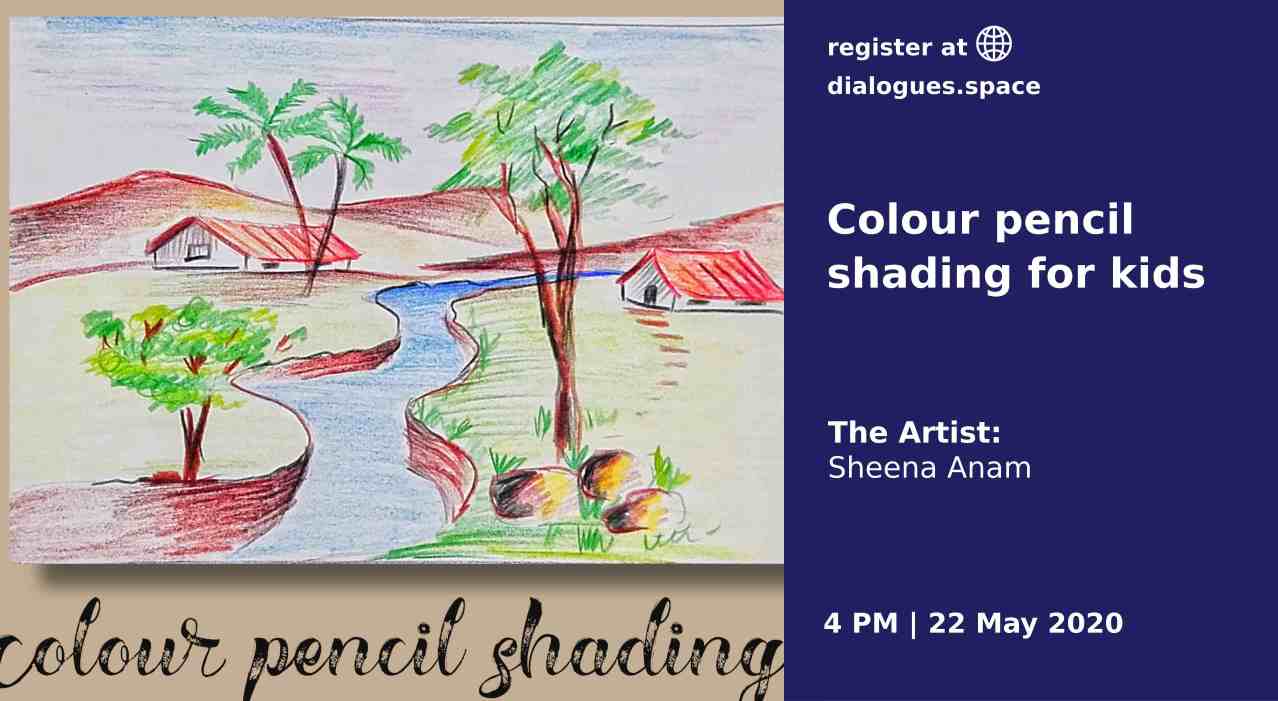 Colour pencil shading for kids
