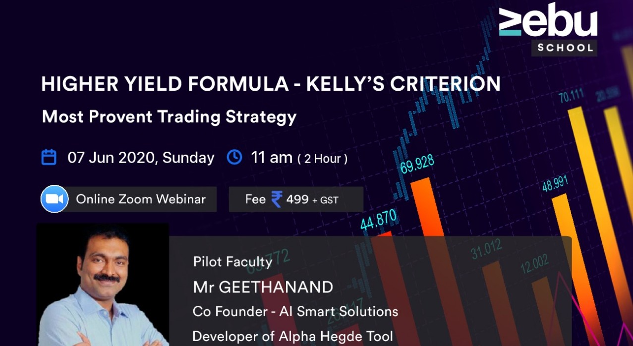 Zebu | Stock Market | Higher Yield Formula Kelly's Criterion