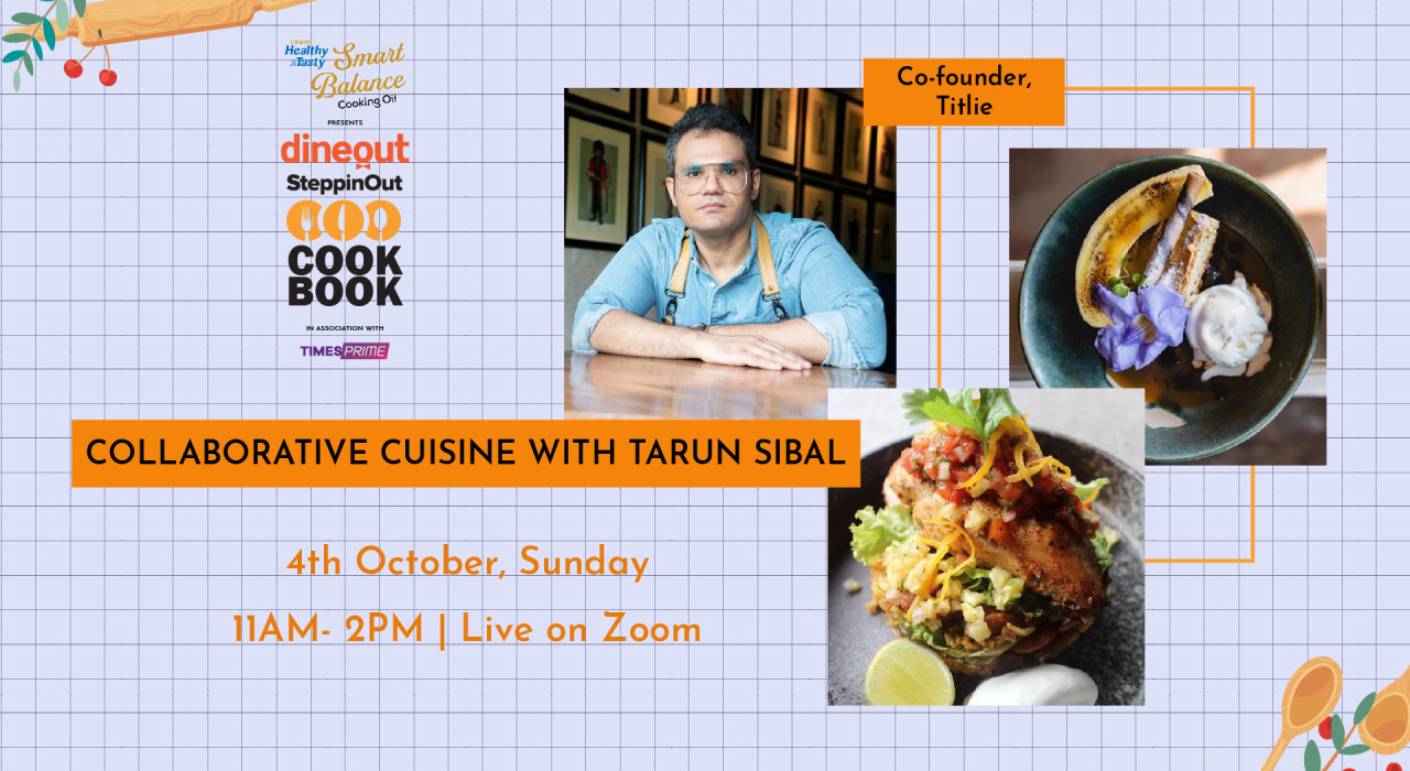 Emami Immunity Booster Oil presents The Dineout SteppinOut Cookbook with Chef Tarun Sibal