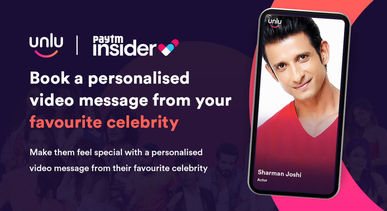 Book a personalised message from Sharman Joshi