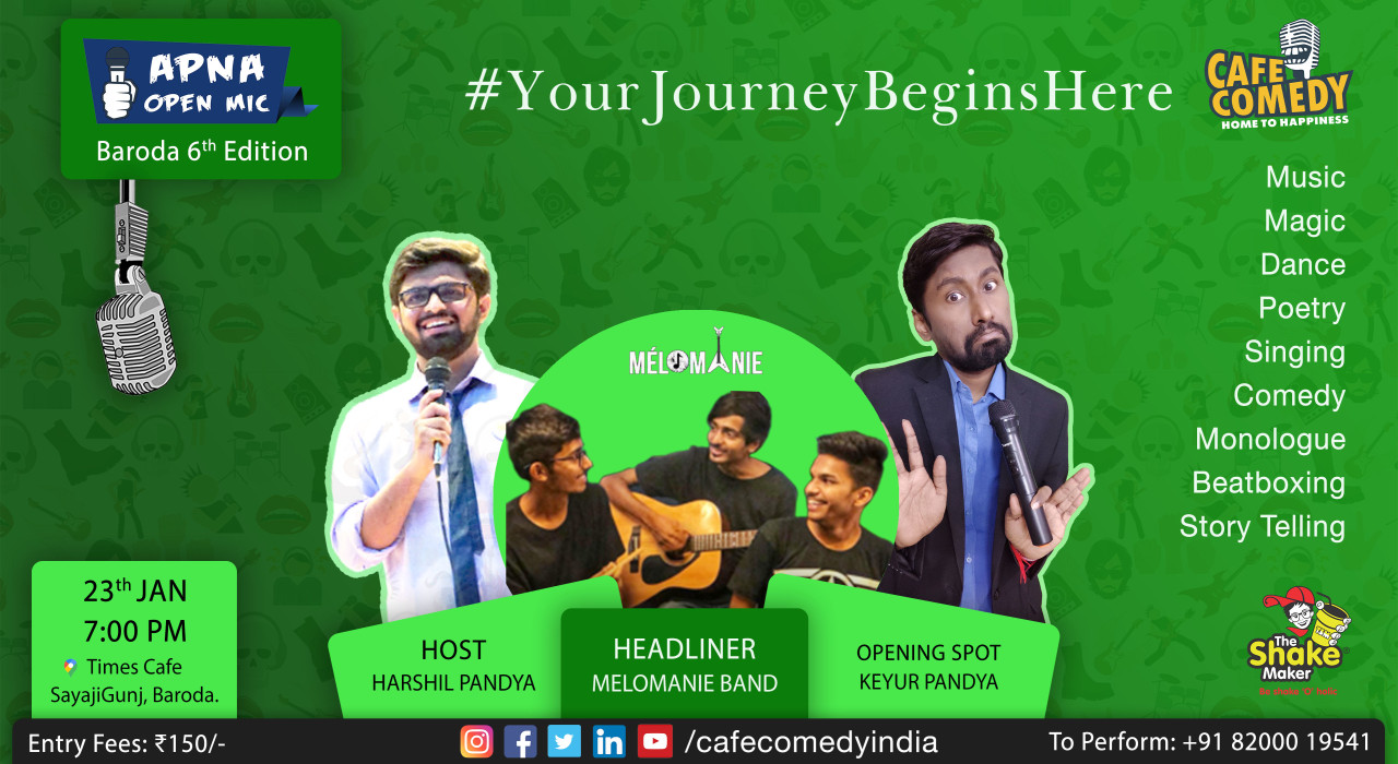 Apna Open Mic (Baroda - 6th Edition)