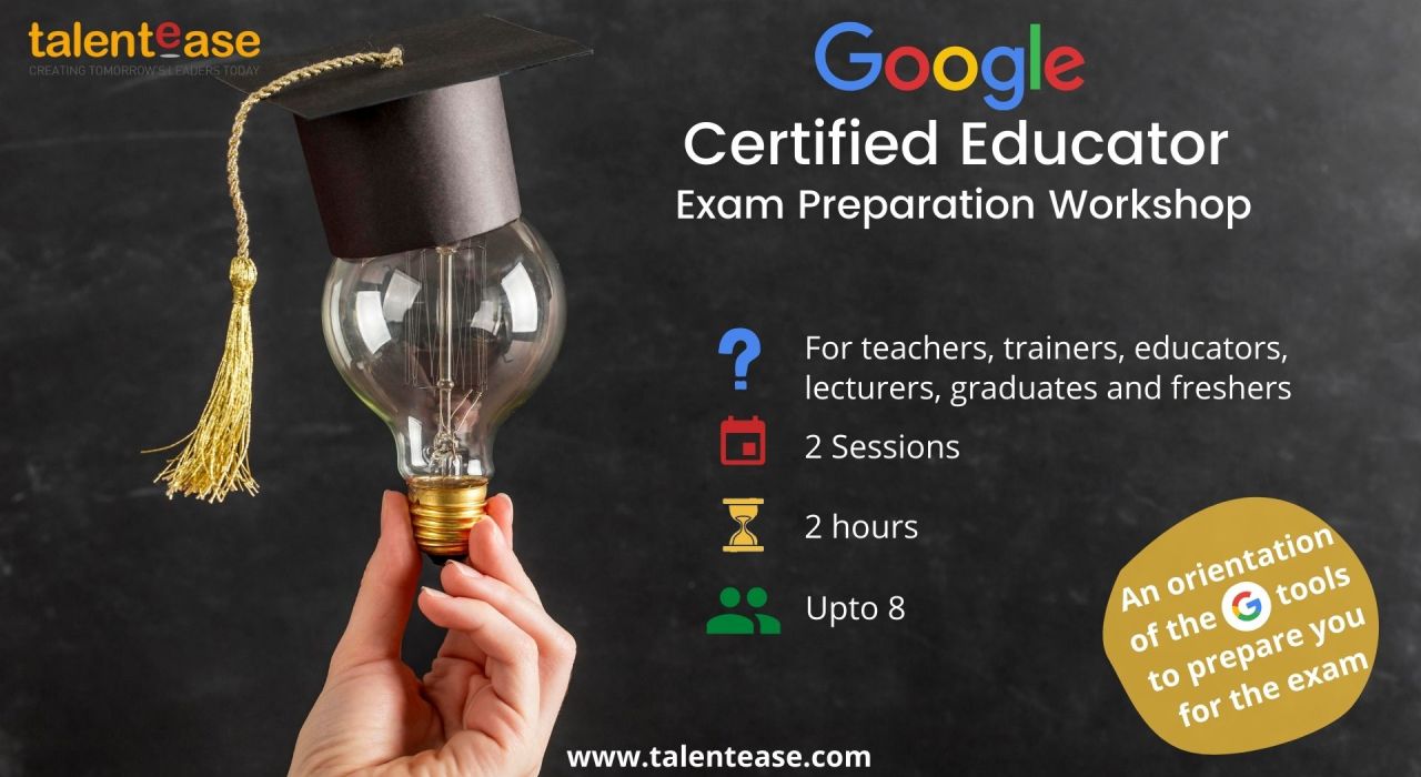 Google Certified Educator exam preparation workshop