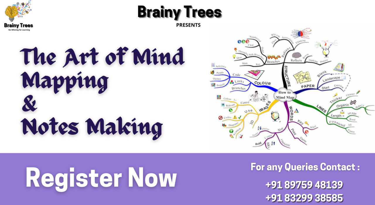 The Art Of Mind Mapping and Notes Making