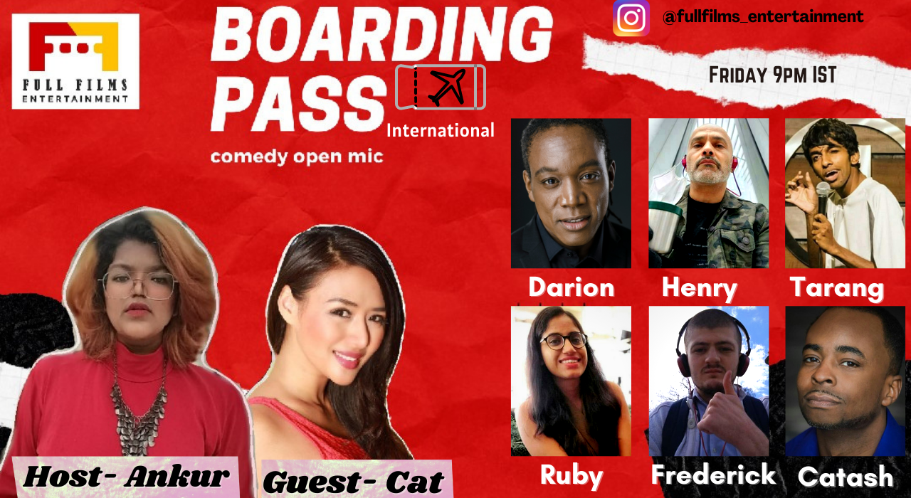 boarding pass comedy open mic