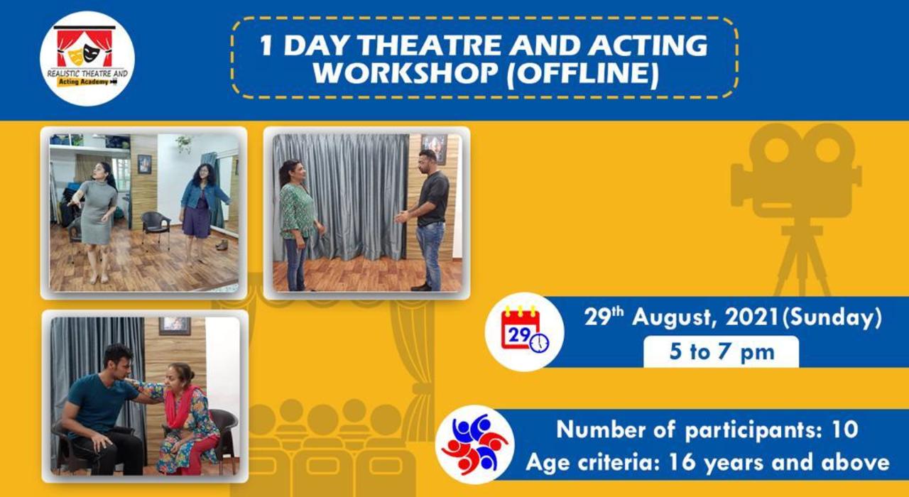 1 Day Theatre and Acting Workshop (Offline)