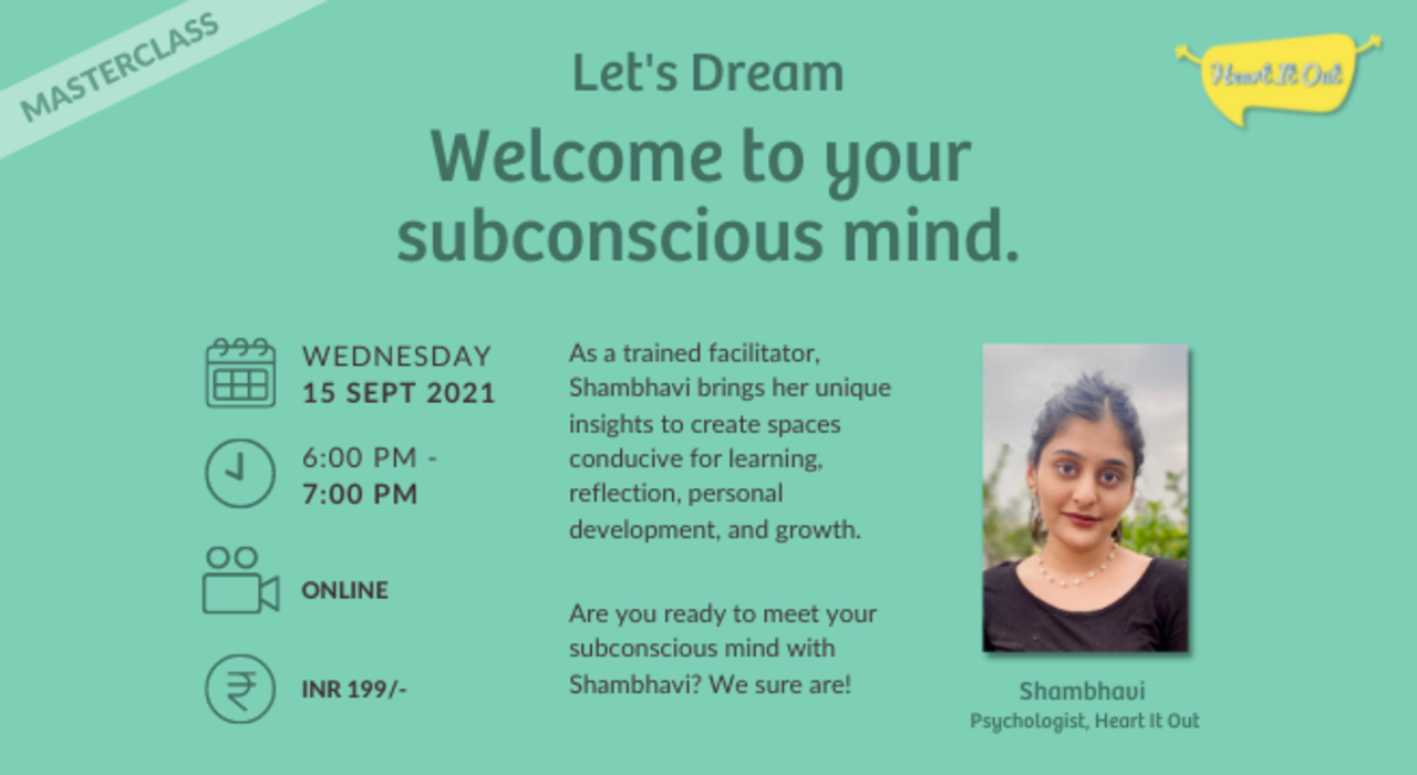 Let's Dream: Welcome to your subconscious mind