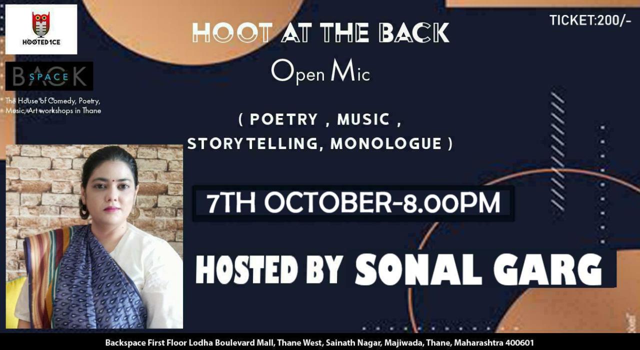 Hoot at the back open mic