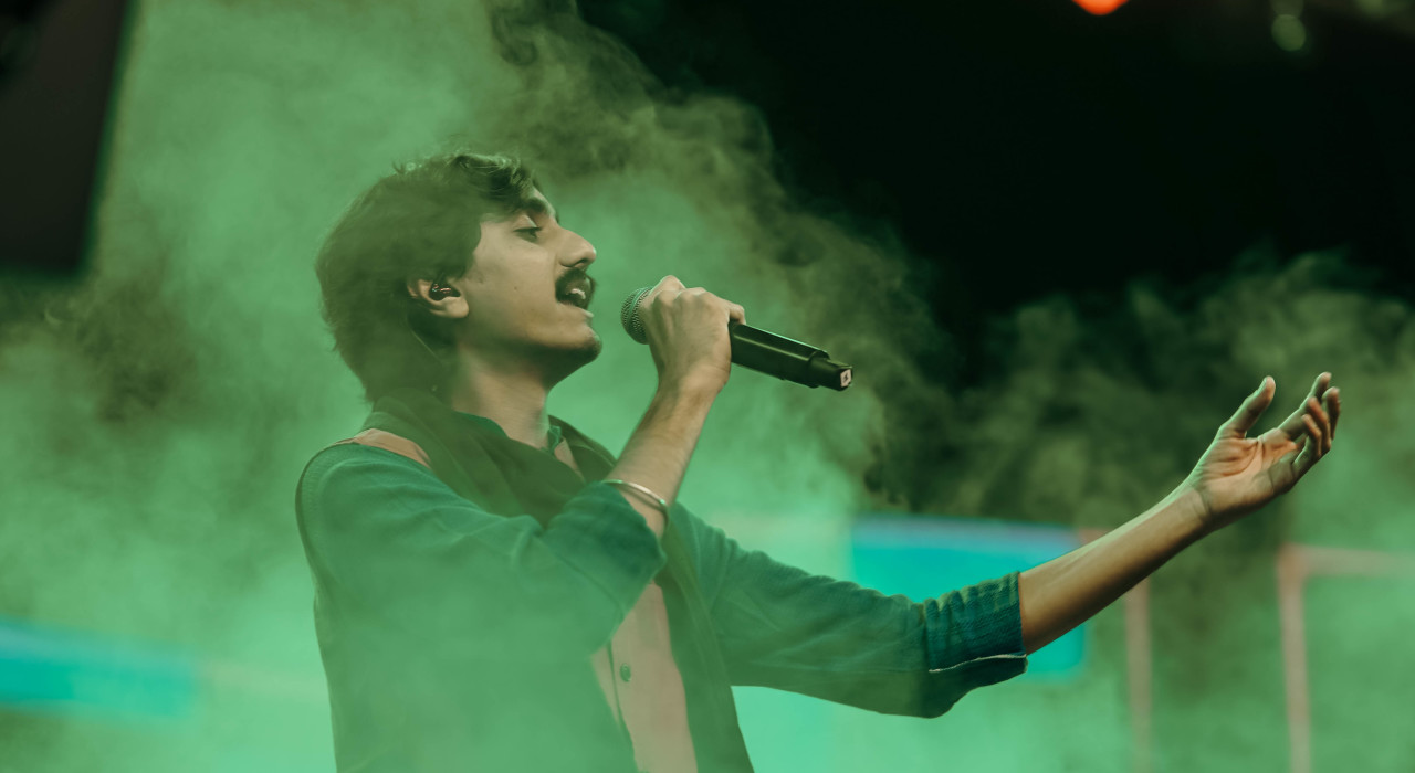 Folk Night - Aditya Gadhvi @ Indubhai Parekh School of Architecture, Rajkot