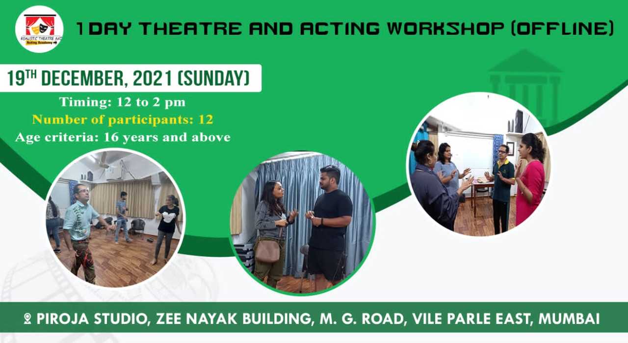 1 Day Theatre and Acting Workshop (Offline)
