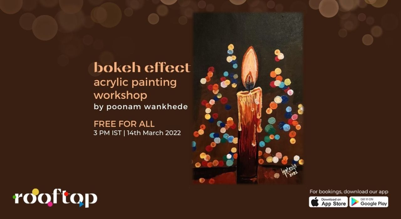 Bokeh Effect Acrylic painting Workshop