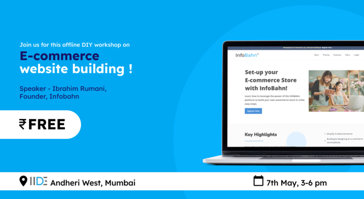 DIY workshop on E-Commerce website building