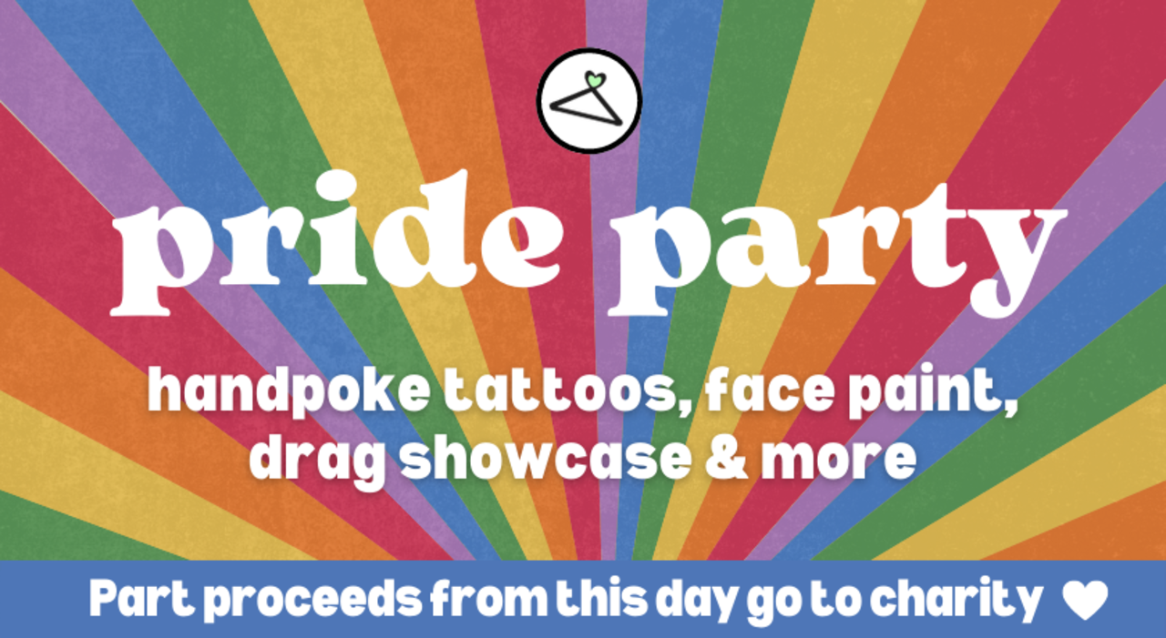 Pride Party at Thrift Shop by BCC