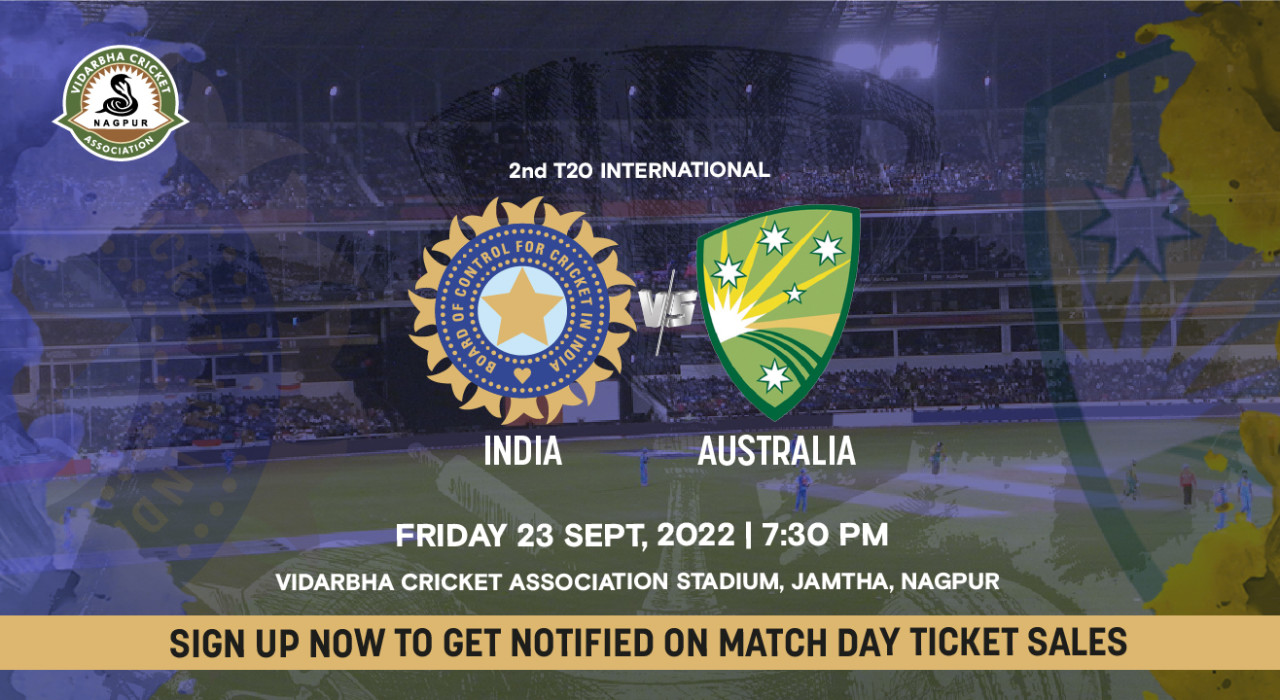 2nd T20I India v Australia, Nagpur | Sign up to get updates!