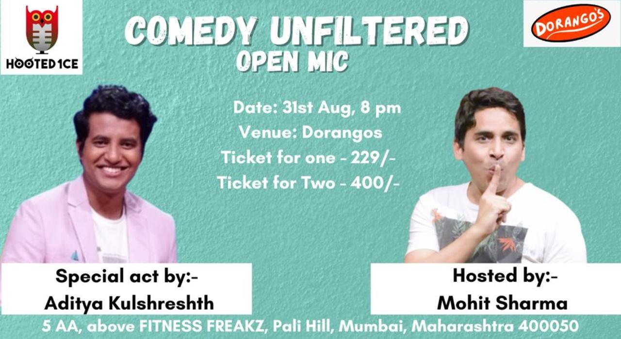 Comedy Unfiltered Open Mic ft. Aaditya Kulshreshth