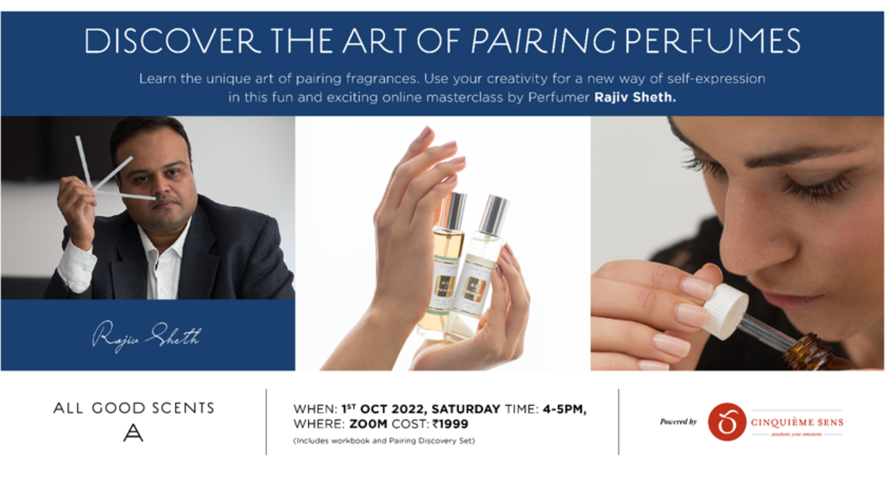DISCOVER THE ART OF PAIRING PERFUMES MASTERCLASS