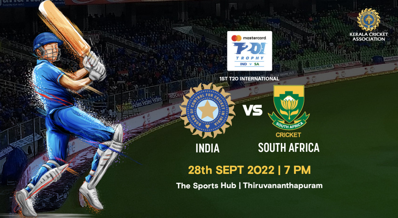 Mastercard Series 1st T20I: India v South Africa, Thiruvananthapuram