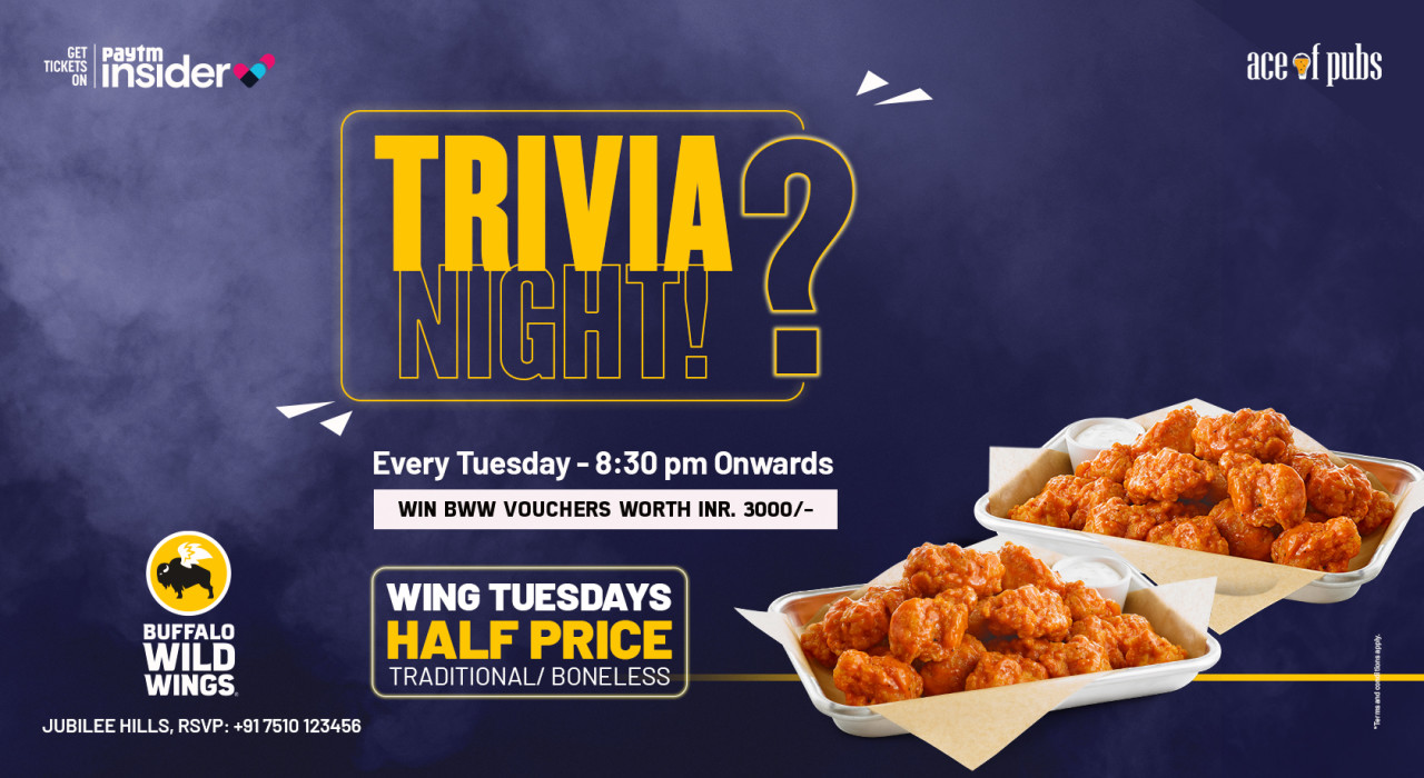 Trivia Tuesdays at BWW Jubilee Hills