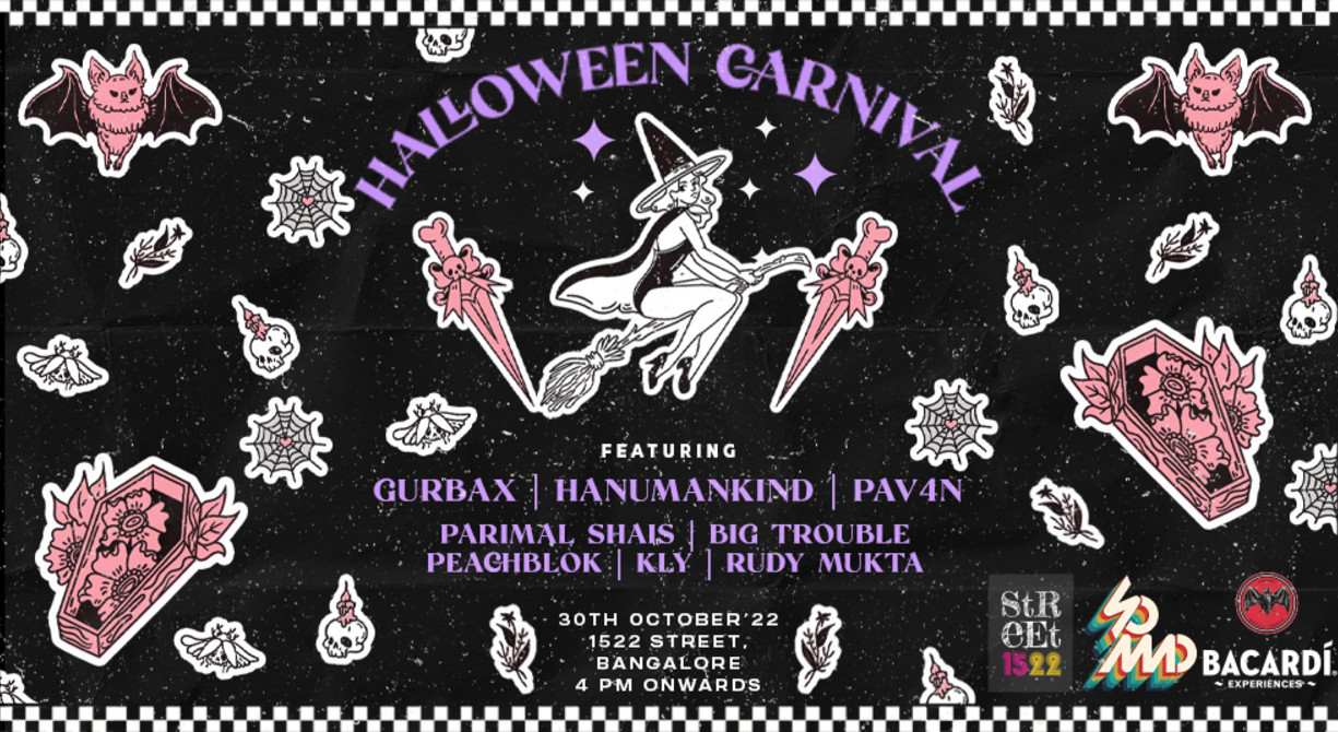 SoMAD Halloween Carnival Ft. Hanumankind, Gurbax, PAV4N, Parimal Shais, Rudy, KLY, PeachBloc, Big Trouble & More