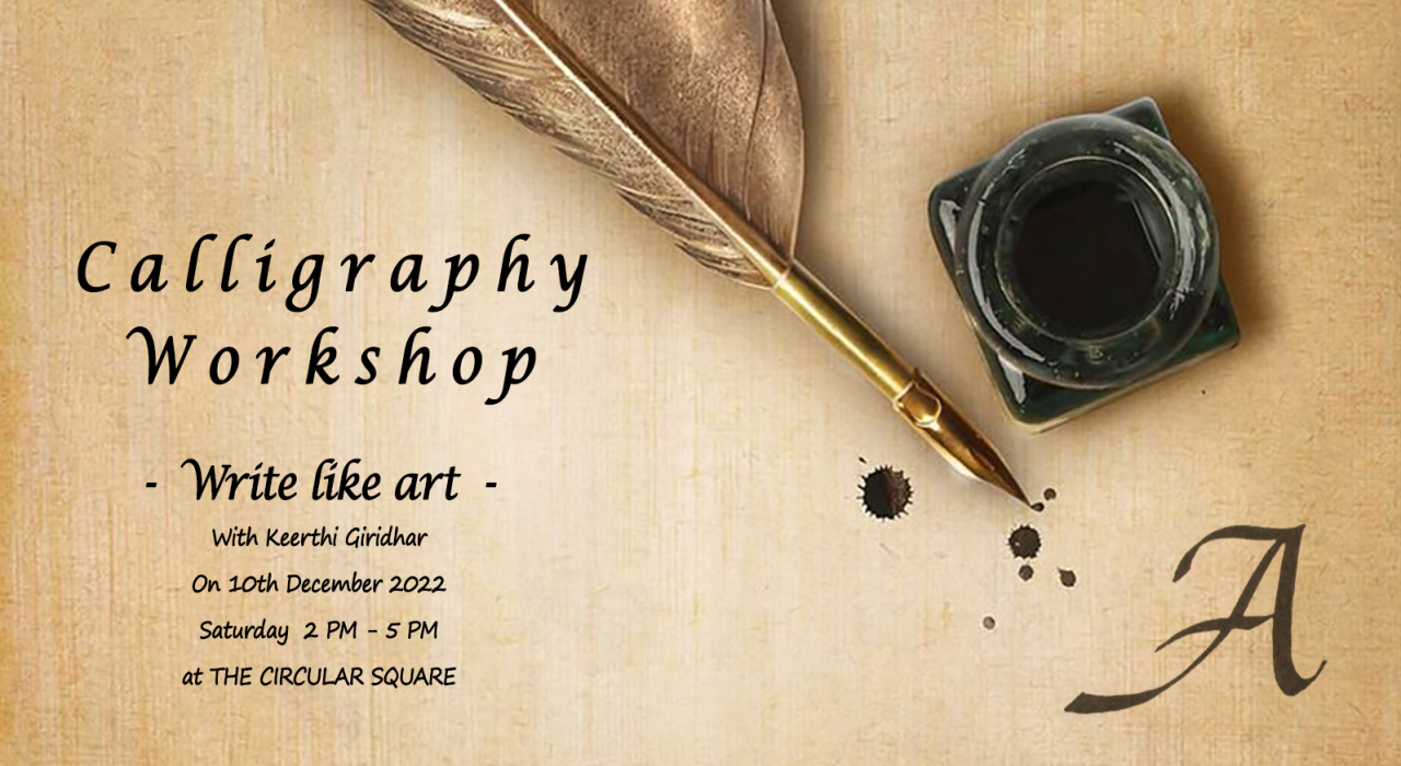 Calligraphy workshop