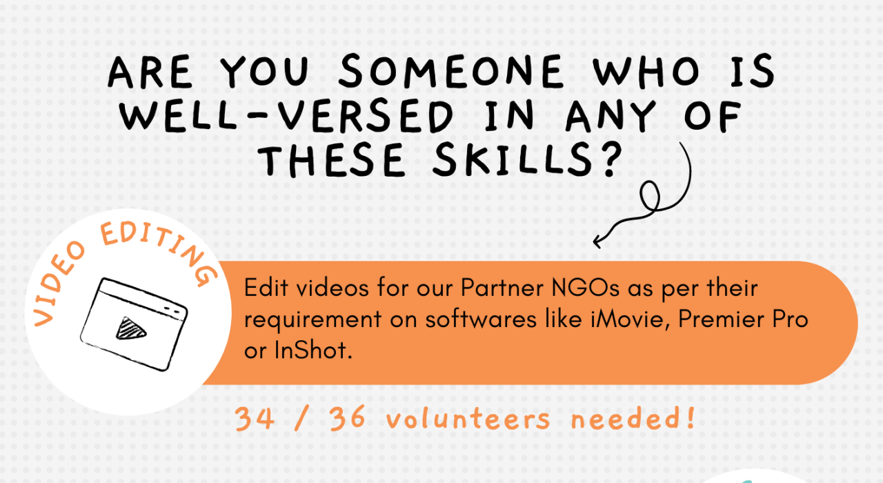 Video Editing Volunteer: Gift A Skill Project