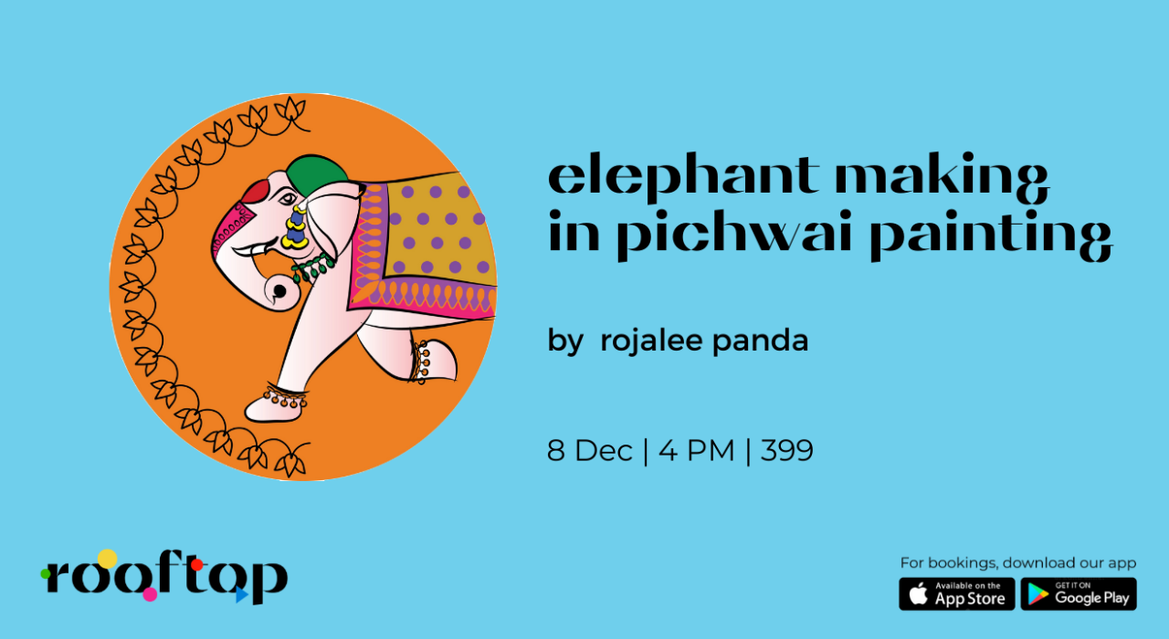 Elephant making in Pichwai Painting Workshop