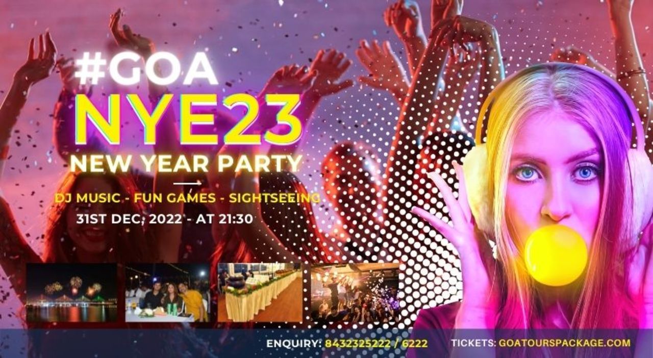 New Year Party in Goa - 31st December Party on Cruise, Goa | NYE 2023