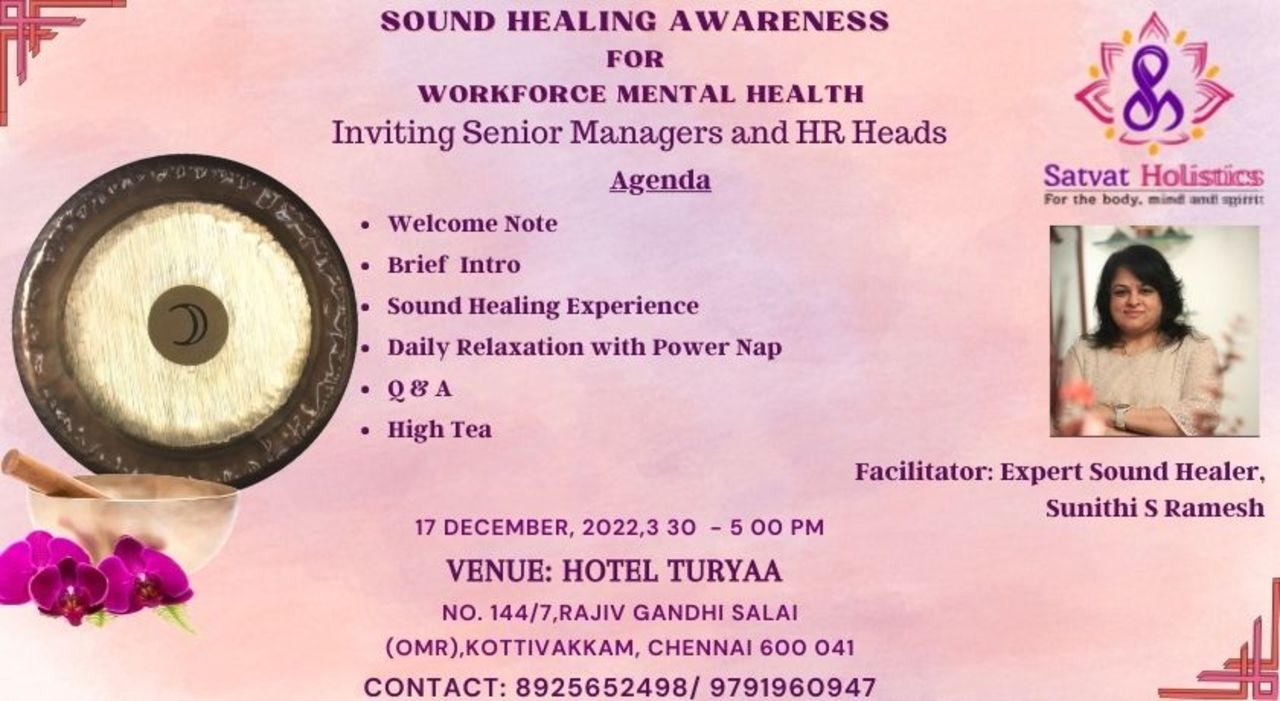SOUND HEALING FOR WORKFORCE MENTAL HEALTH