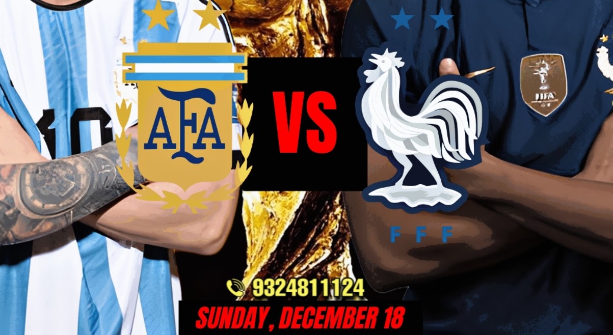 Argentina vs France- Stadium Experience- World Cup Final- Fan Den India- Aura Kitchen and Bar, Andheri(E)