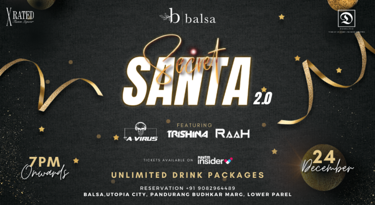 SECRET SANTA 2.0 - CHRISTMAS PARTY WITH UNLIMITED ALCOHOL