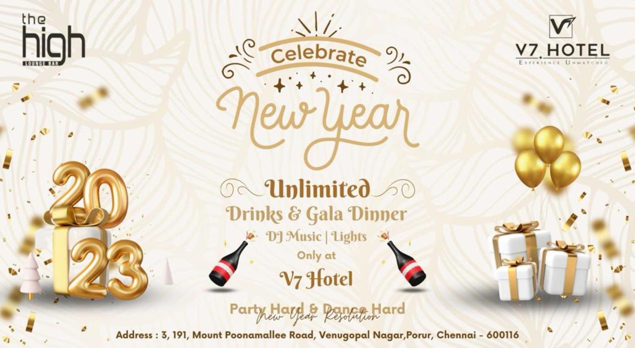 V7 Hotel new year party 2023 | NYE 2023