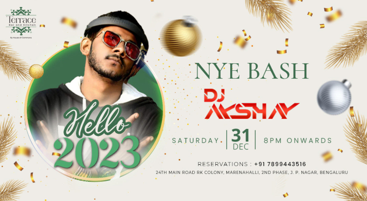 Terrace by HOC New Years Bash Ft. DJ Akshay | NYE 2023