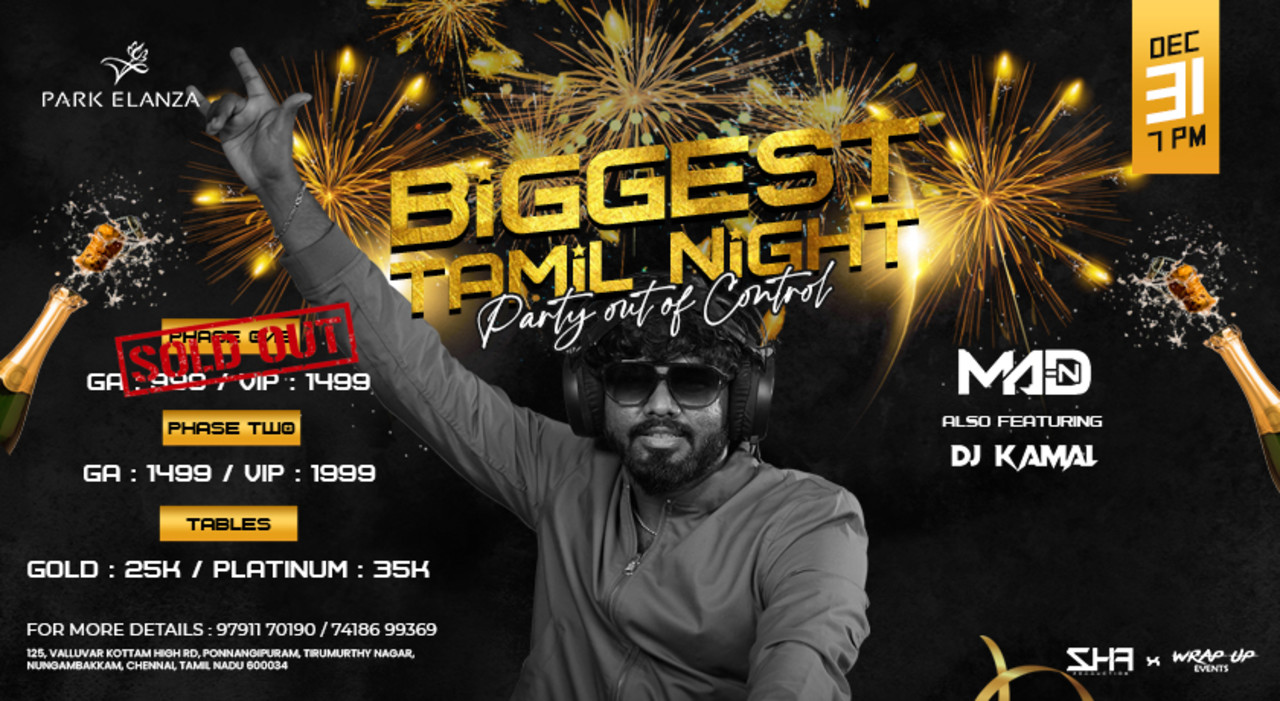 BIGGEST TAMIL NIGHT AKA NYE 2023 | NYE 2023