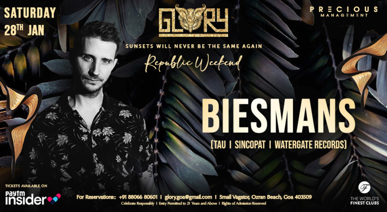 REPUBLIC WEEKEND WITH BIESMANS @ GLORY, GOA!! | 28.01.2023