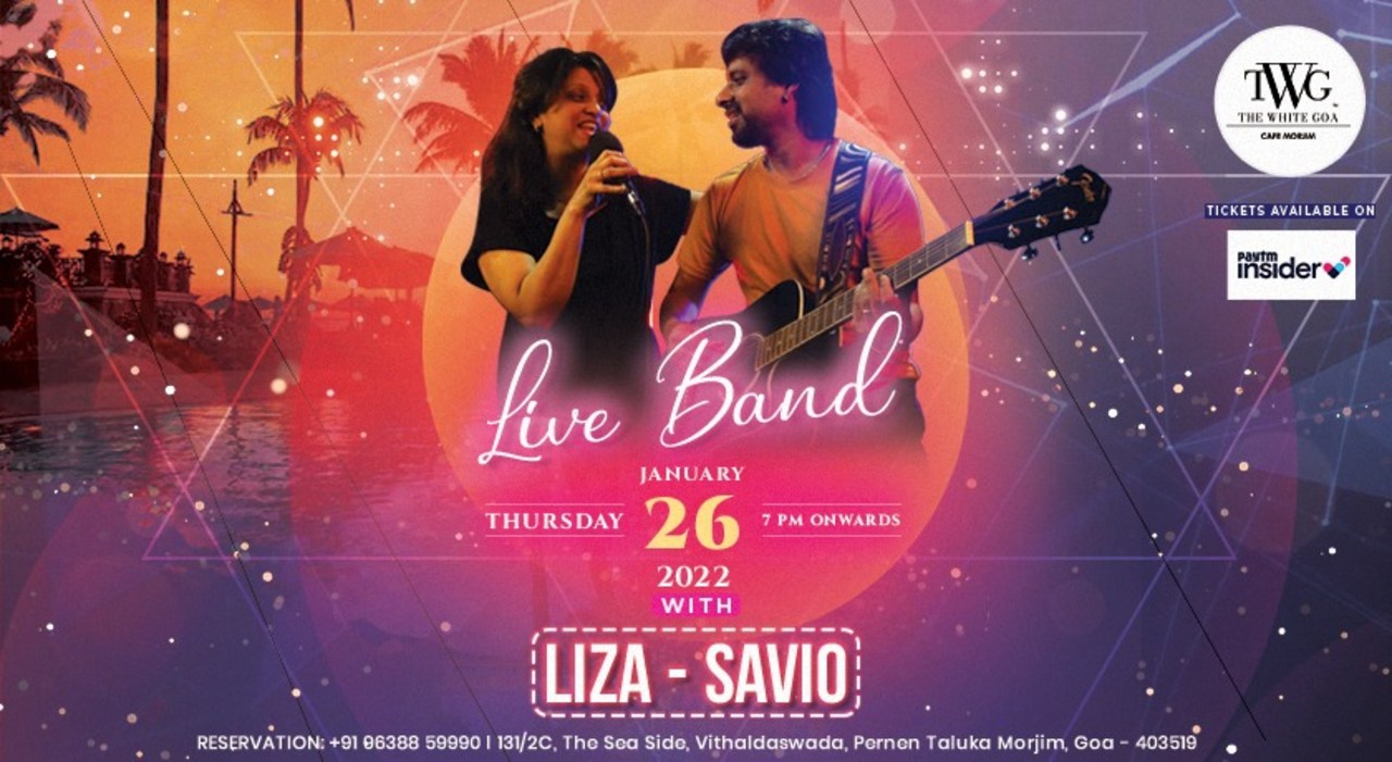 Live music by the beach l 26th January, 23 l The White Goa Morjim