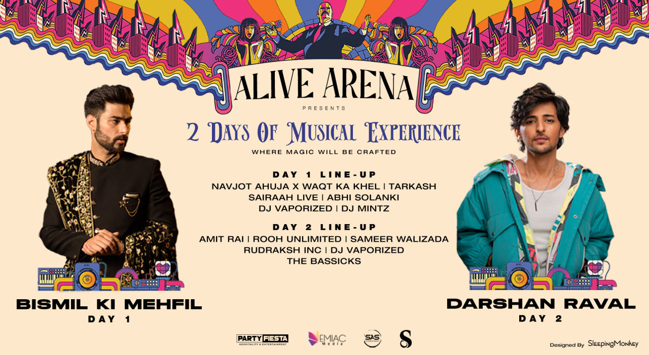 Alive Arena ft. Bismil Ki Mehfil & Darshan Raval and More..