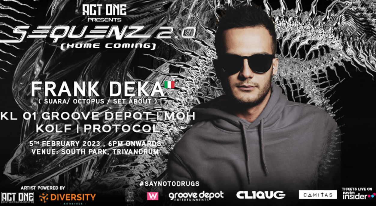 Act One presents Sequenz 2.0 ft. Frank Deka, KL 01 Groove Depot, MOH, Kolf & Protocol