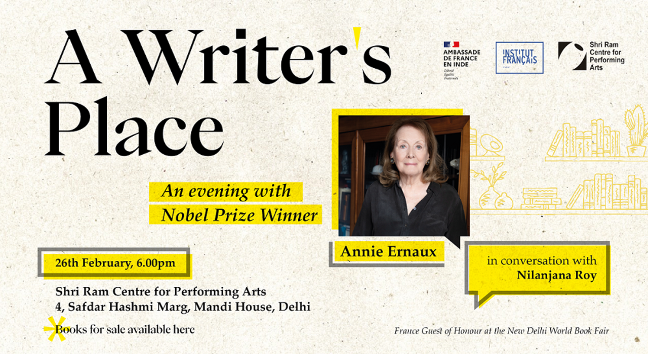 An evening with French Nobel Prize winner Annie Ernaux