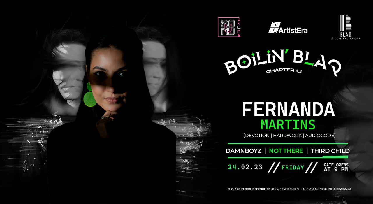 Fernanda Martins Live in Delhi | 24th Feb | Friday