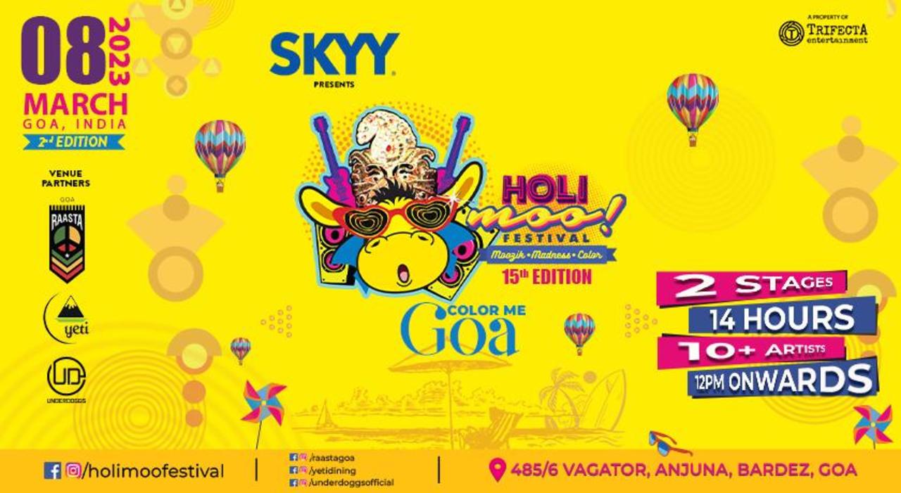 Holi Moo! Festival - Goa 2023 | Holi 2023