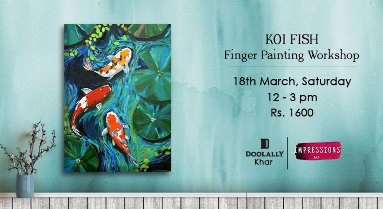 Koi Fish- Finger Painting Workshop, By Impressions Art