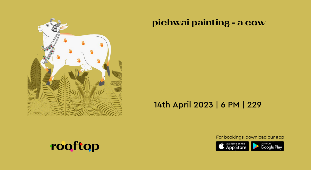 Pichwai Painting - A Cow