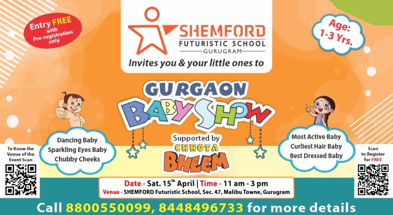 Gurgaon Baby Show - supported by Chhota Bheem - Let Your Child Shine!