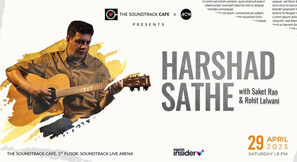 TSCxMOM Presents: HARSHAD SATHE with Sanket Rao & Rohit Lalwani