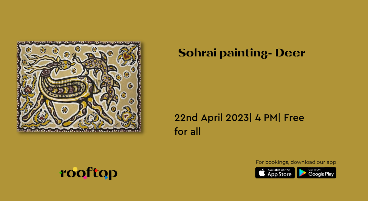 Sohrai Painting - Deer