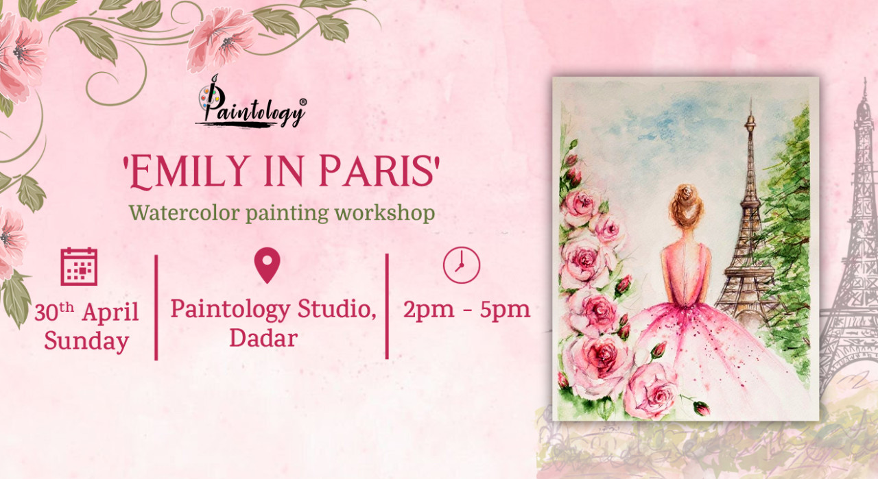 30th April - Emily in Paris' watercolour painting.
