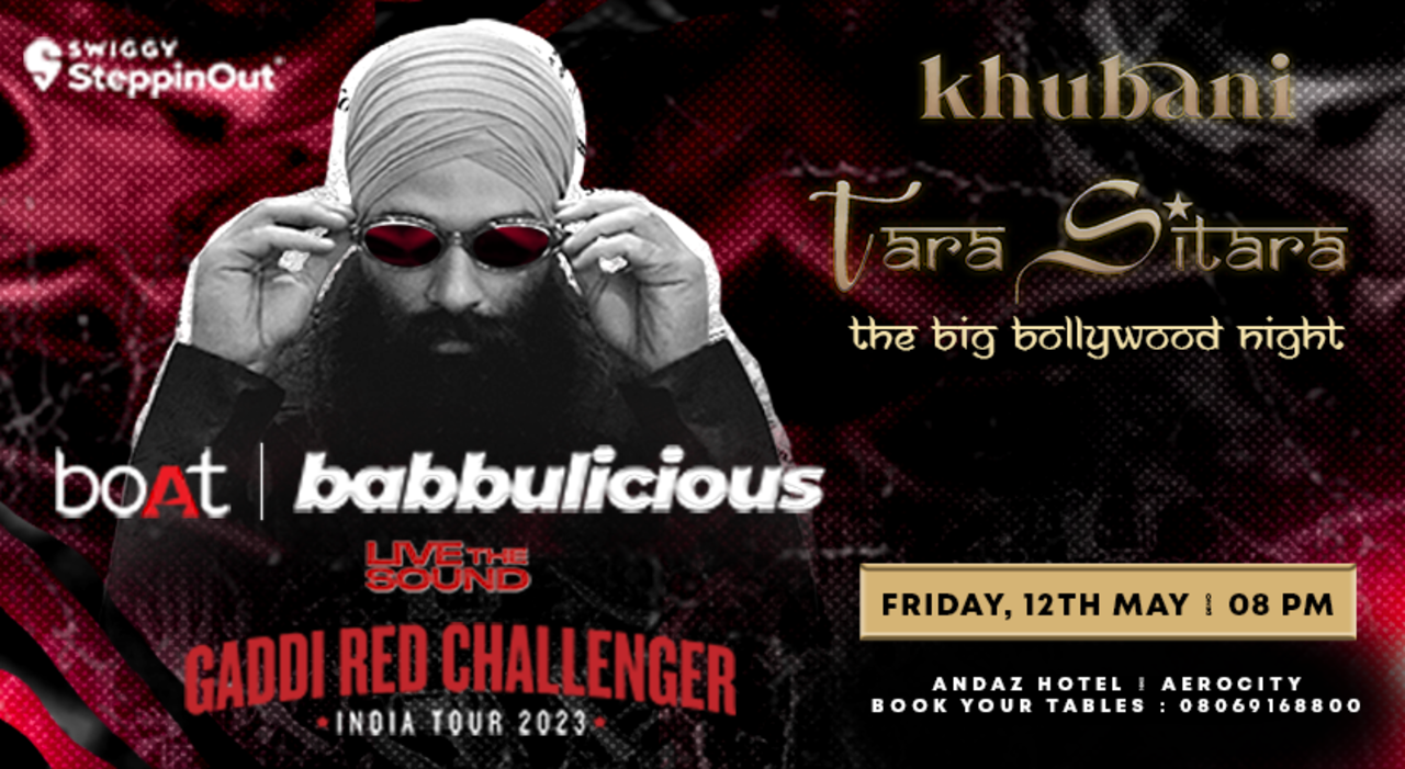 Babbulicious-Gadi Red Challenger at KHUBANI Delhi show