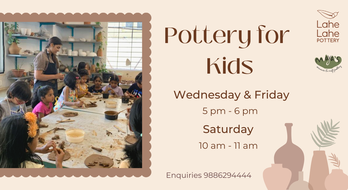 Pottery Workshop for Kids at Lahe Lahe