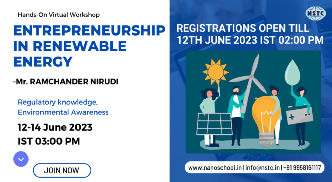 Entrepreneurship in Renewable Energy
